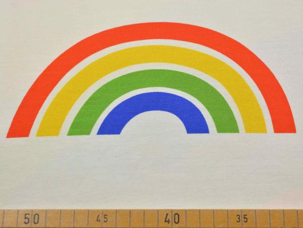 Baumwolljersey Panel Regenbogen ca. 75cm